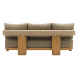 Sofa rivage - Teck & corde greige - vue 5