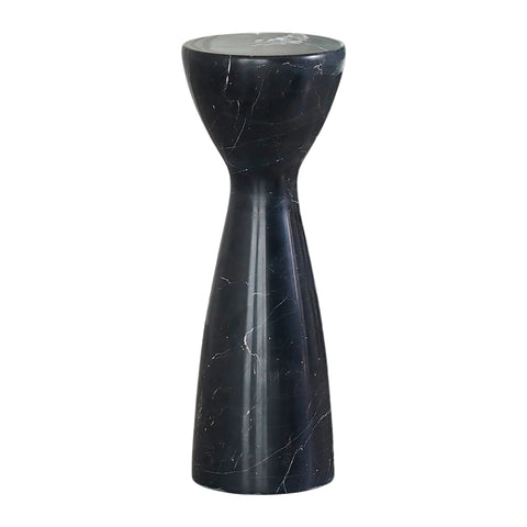 Table d'appoint Marbelle - Marbre noir poli, petit format