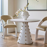 Table Centrale Spheres - Burl Blanc - vue 5