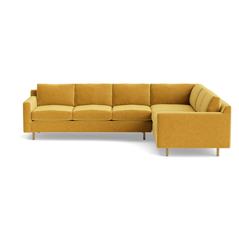 Sectionnel Azurea - Velours safran