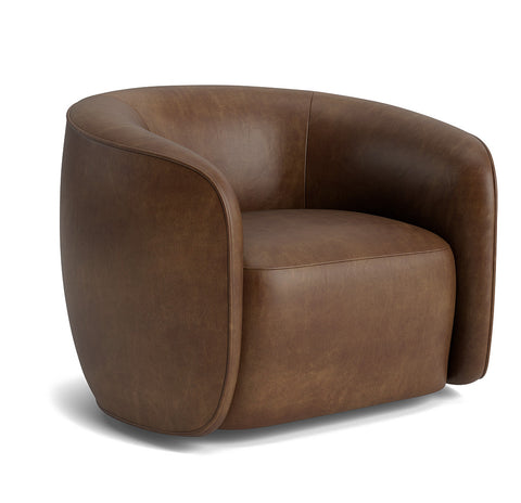 Fauteuil Firenze - Cuir tobacco