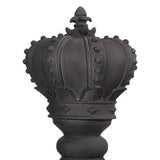 Sculpture Roi des Échecs - Pierre Noire - vue 2
