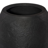 Cache-Pot Élancé - Pierre Noire, Petit - vue 2