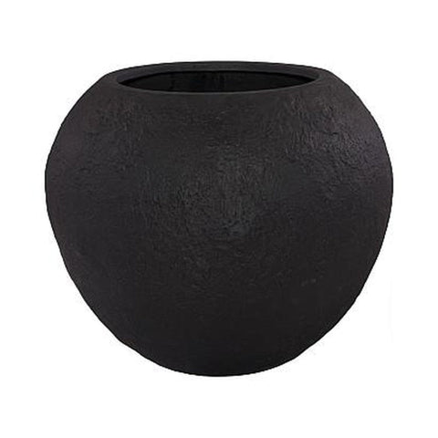 Cache-Pot Évasé - Pierre Noire, Grand - vue 4