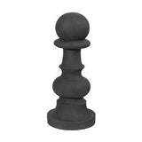 Sculpture Pion des Échecs - Pierre Noire