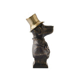 Sculpture - Labrador au Chapeau de Laiton - vue 3