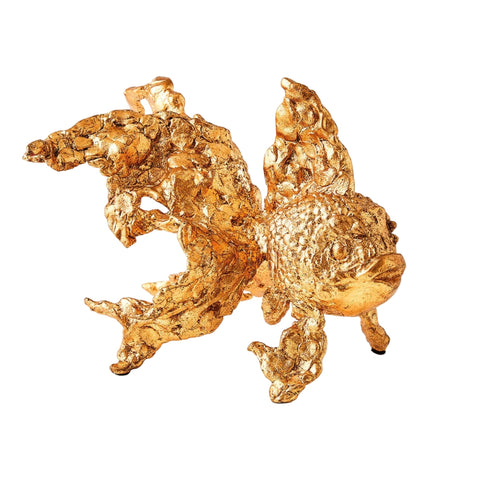 Sculpture - Poisson Ange - Feuille d'Or