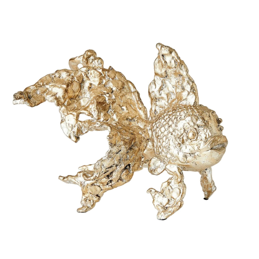 Sculpture - Poisson Ange - Feuille d'Argent