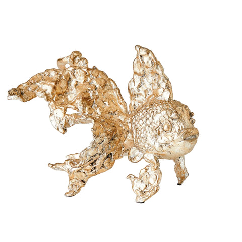 Sculpture - Poisson Ange - Feuille d'Argent
