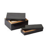 Jeu de Dominos Boîte Noire - Os Sculpté - vue 2