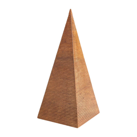 Objet Décoratif - Pyramide Bois Naturel