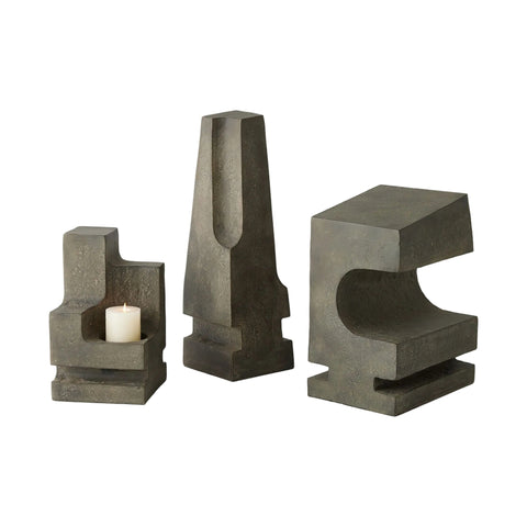 Sculpture - La Structure - Gris Grand