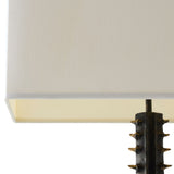 Lampe design contemporaine en bronze texturé