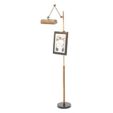 Lampadaire - laiton naturel - vue 5