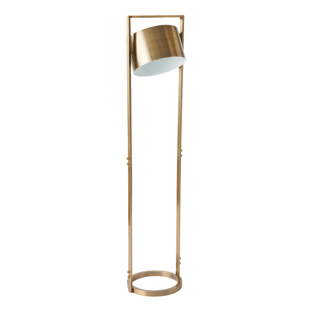 Lampadaire accent - laiton antique