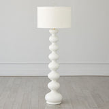 Lampadaire - ampoules empilées blanc mat - vue 3