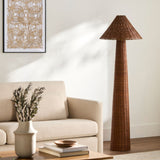 Lampe sur pied Rattan - vue 3