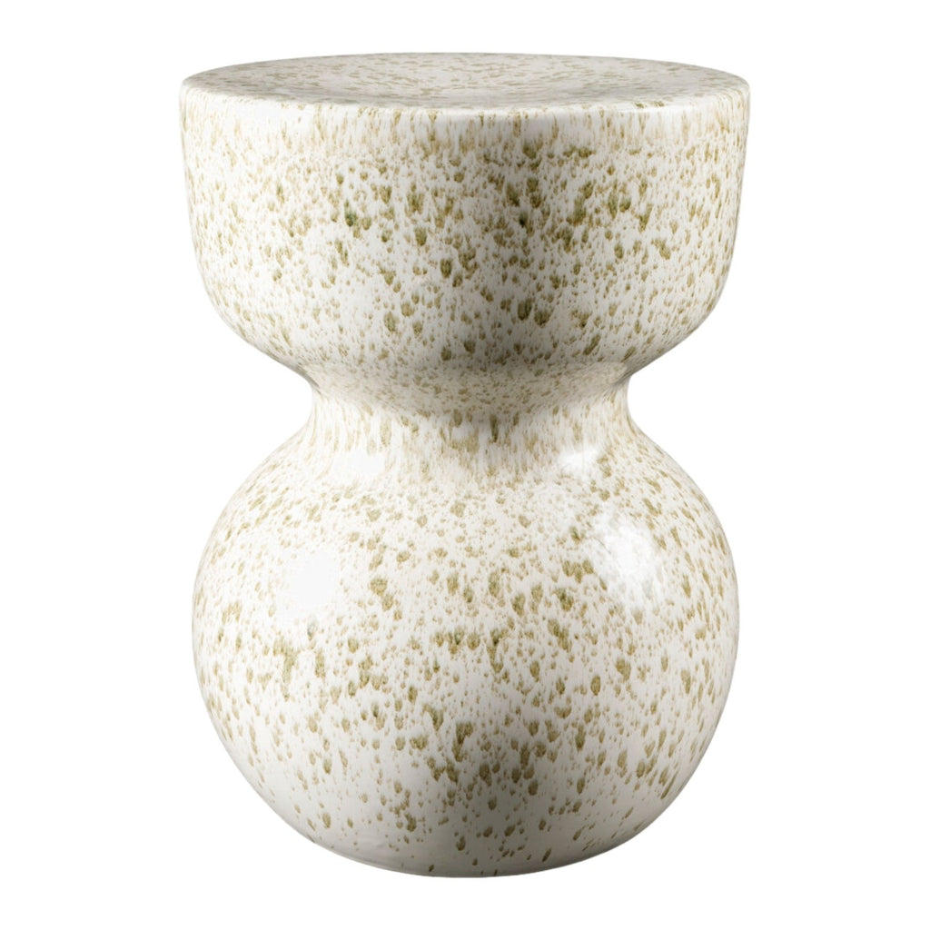 Table d'appoint - Céramique Ivoire Patiné