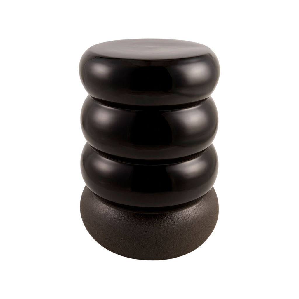 Table d'appoint - Céramique Noir Profond