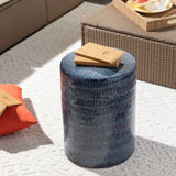 Table d'appoint - Céramique Bleu Glazé - vue 2