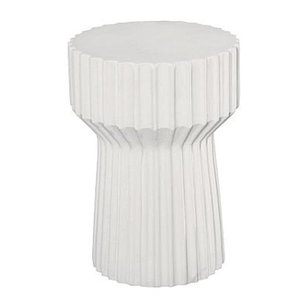 Table d'Appoint Cannelée - Pierre Blanc Cassé