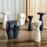 Tabouret L'Homme - Marbre Noir - vue 5