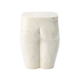Tabouret L'Homme - Marbre Blanc - vue 2