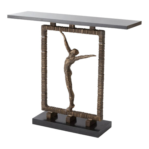 Console Reach Out - Mains Sculptées Dorées - vue 2