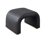 Tabouret Cade - Cuir Graphite - vue 4