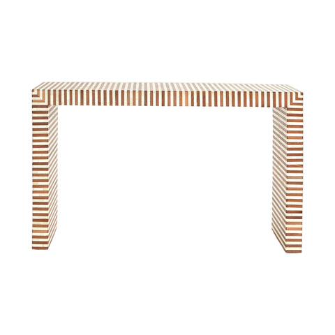 Console Sculptée - Noyer & Os