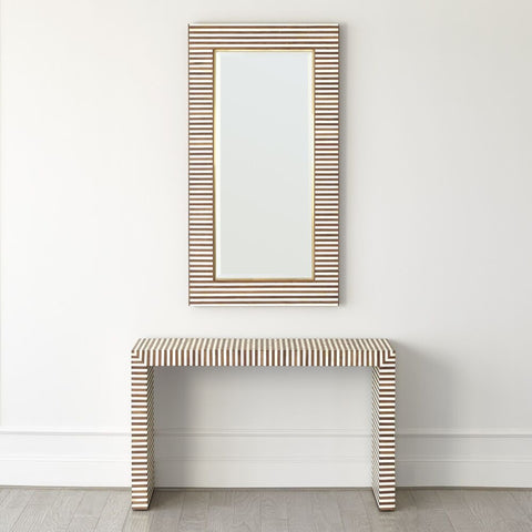Console Sculptée - Noyer & Os