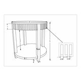 Console Rosemary - Bois Naturel - vue 7