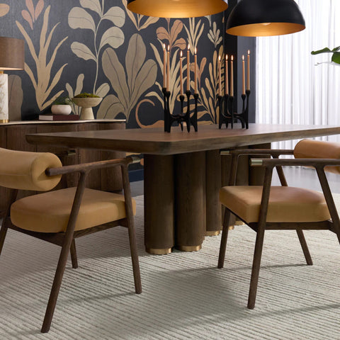 table rectangulaire en bois 102 pouces