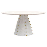 table ronde bois blanc 60 pouces