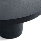 table ronde extensible en chêne base design